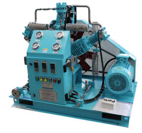 Quais são os componentes de um compressor de oxigênio industrial?